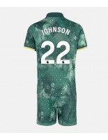 Tottenham Hotspur Brennan Johnson #22 Alternativní dres pro děti 2024-25 Krátký Rukáv (+ trenýrky)